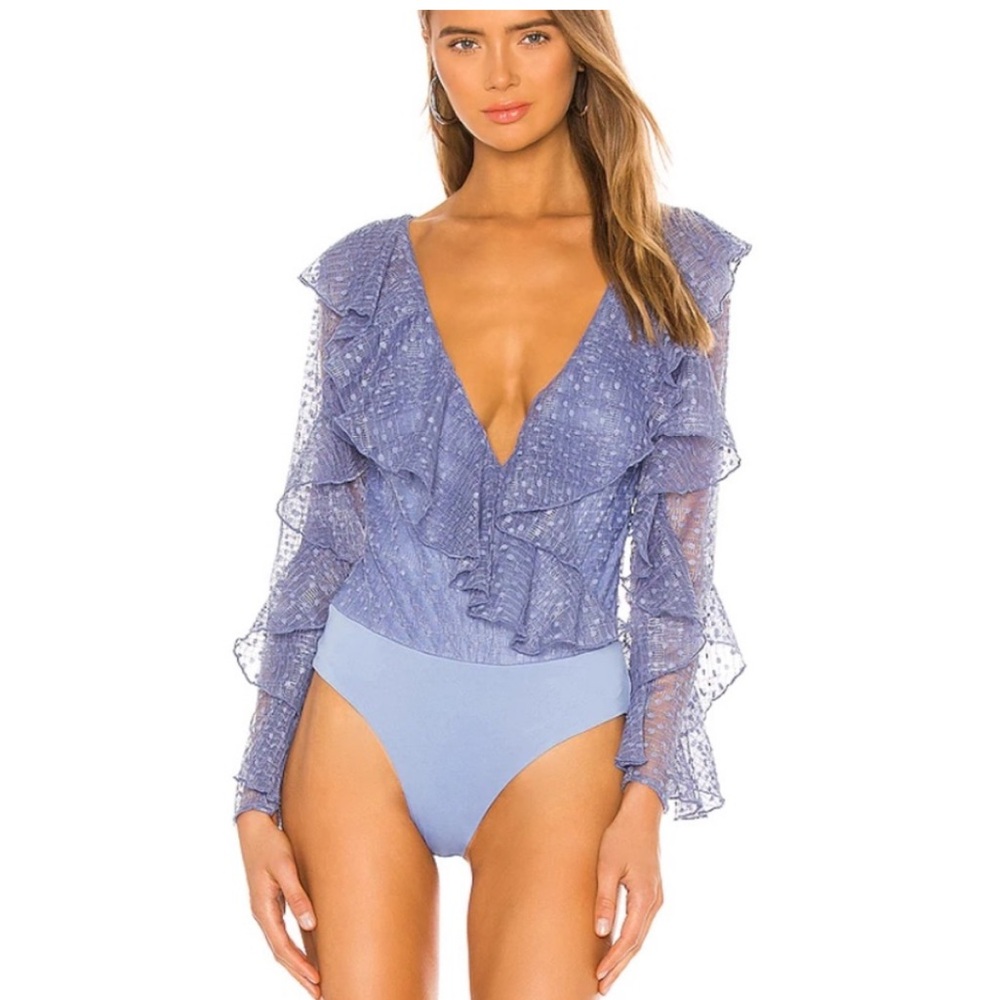 Tularosa Flora Bodysuit in Blue Sapphire